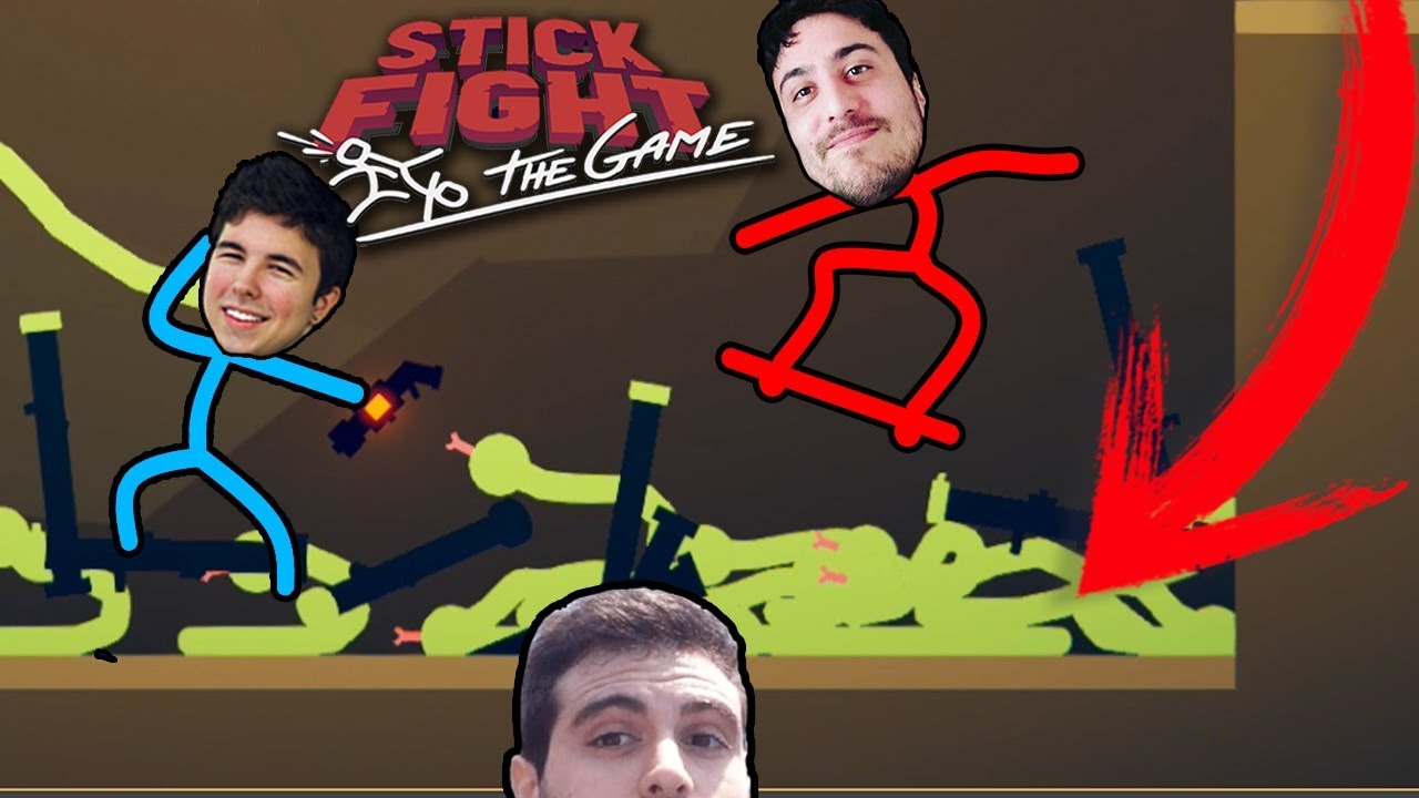 INTENTA CRUZAR LA PISCINA DE SERPIENTES! *STICK FIGHT*