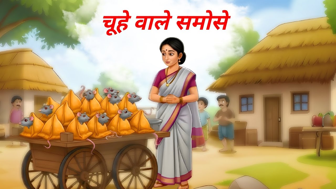 चूहे वाले समोसे 🐀 || | प्रेरणादायक हिंदी कहानी | 15+ Mango toons | #hindistories #story 