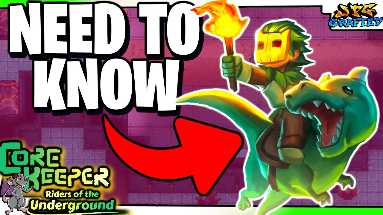 В CORE KEEPER добавили ездовых животных! Полный обзор обновления Riders Of The Underground! Всё, ...