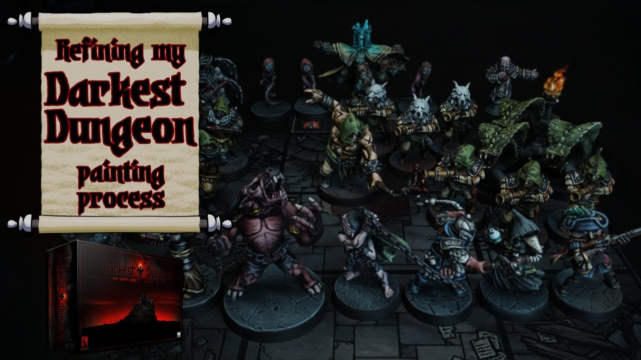 Refining my Painting Process for the Darkest Dungeon Board Game