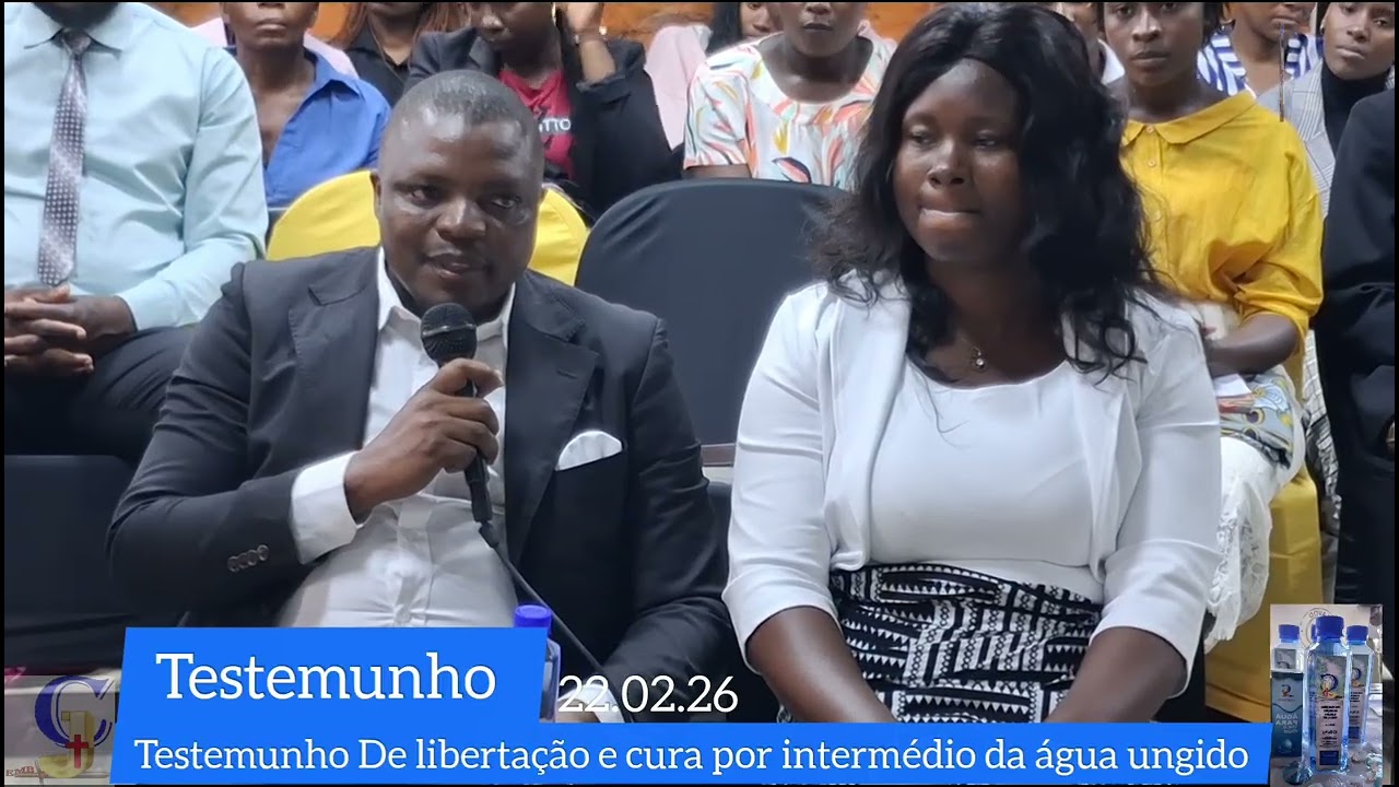 Testemunho de Cura e libertação por intermédio da água ungido 