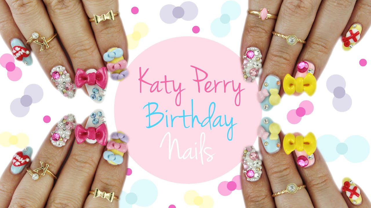 KKN recreates No.5| Katy Perry Birthday Nails