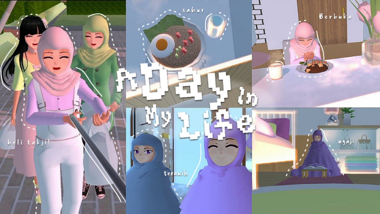 ⤷⊹a day in my lifeˎˊ˗ : ⌞ramadhan⌝ || sahur,ngabuburit,berbuka,terawih.