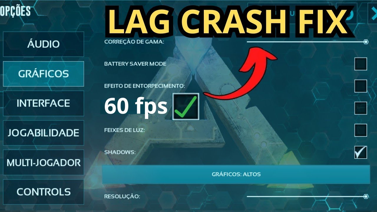 ✅How to Fix LAG and Crash in ARK MOBILE ULTIMATE EDITION 2025