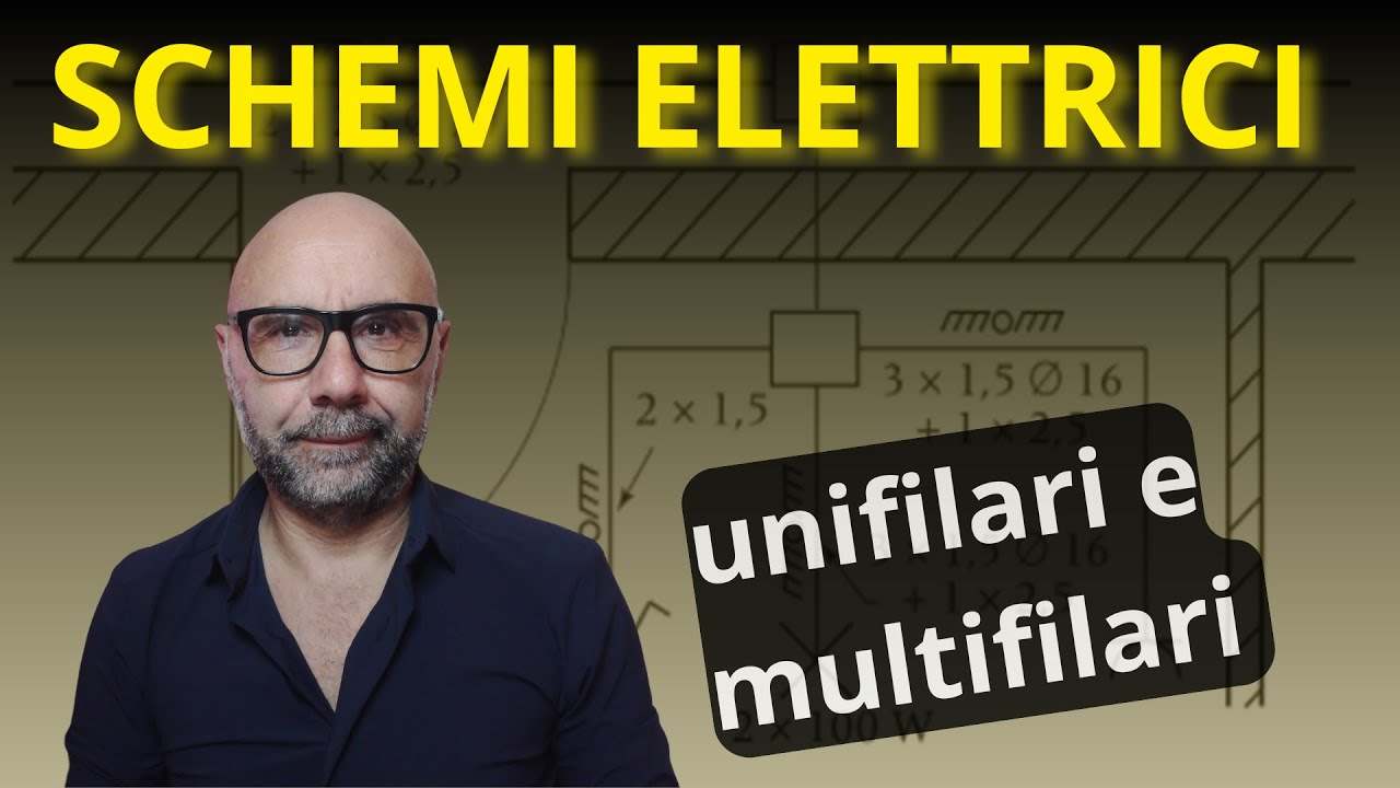 3-Impianti elettrici, schemi: multifilari funzionale e montaggio, unifilare topografico.