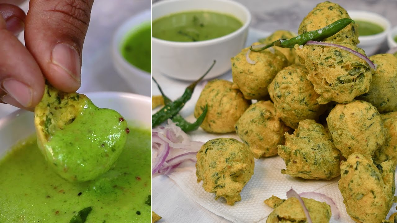 बिलकुल सॉफ्ट और जालीदार मेथी गोटा और साथ में गजब की चटनी/ कढ़ी | Methi Gota with Gota Chutney Recipe