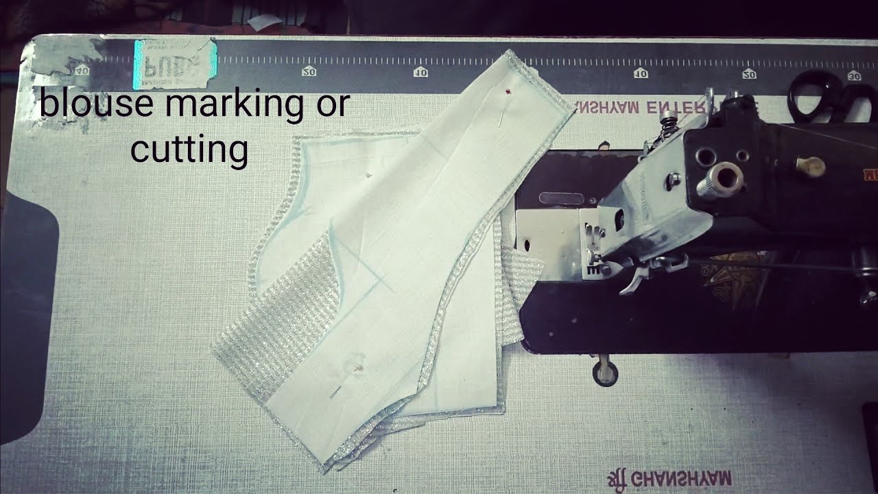 Simple blouse marking and cutting #blousecutting #fashion