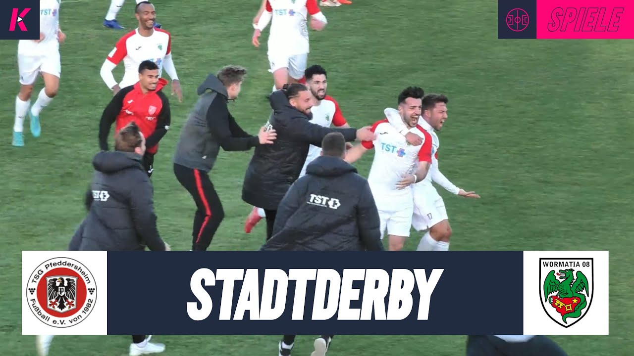 Last-Minute-Traumtor & Platzverweis: Pokaldrama in Worms | TSG Pfeddersheim - VfR Wormatia Worms
