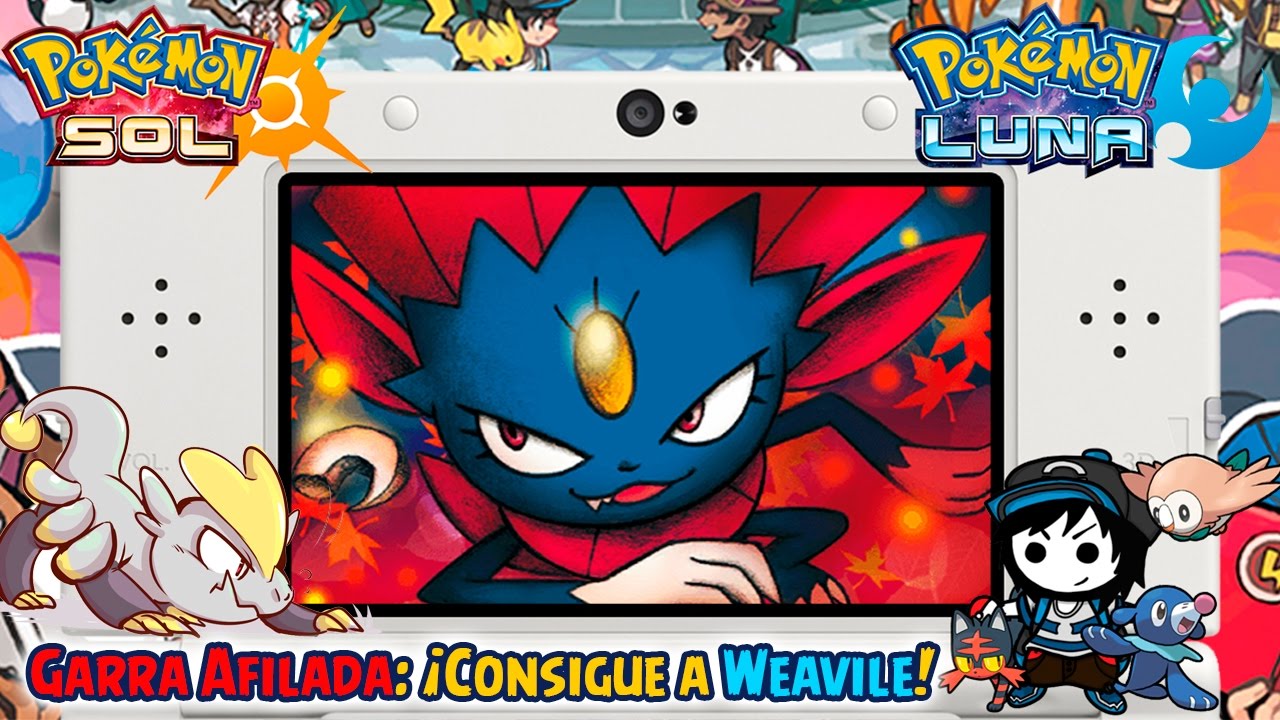 Garra Afilada: ¡Consigue a WEAVILE! - Pokémon Sol y Luna