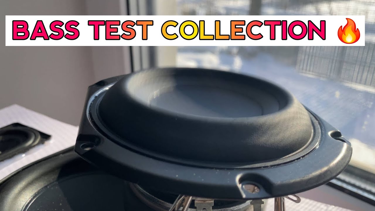 Collection of BASS TESTS (blowout speakers)