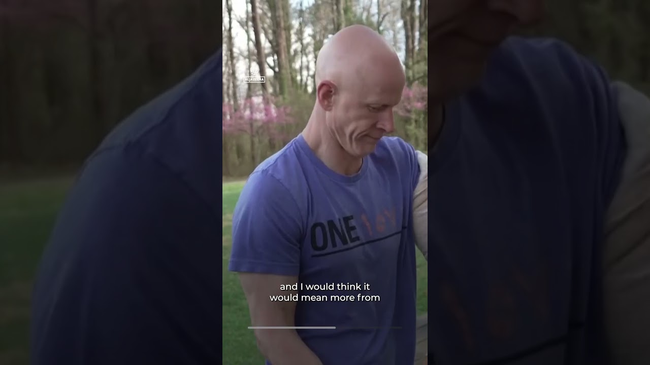 Marine turned anti-war protester says Trump wrong on Israel, Iran | AJ #shorts