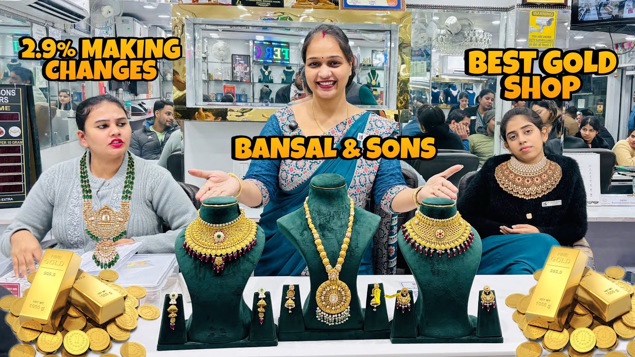 Best Gold Jewellery Shop In Delhi | Bansal & Sons Jewellers | Kucha Mahajani Chandani Chwok Delhi