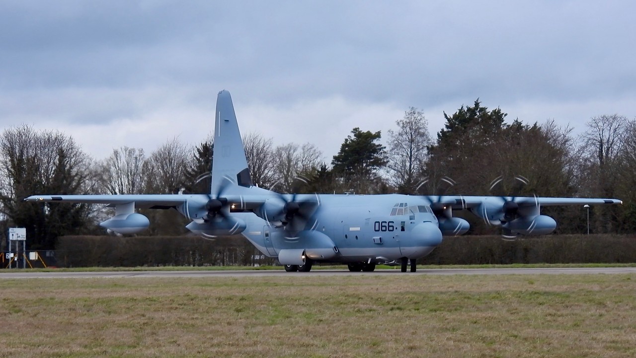 United States Marines Lockheed Martin KC-130J 168066 post-maintenance test and delivery flights