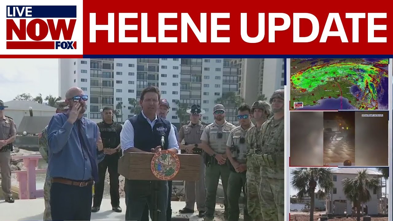 Gov. DeSantis provides update on Hurricane Helene damage in Florida