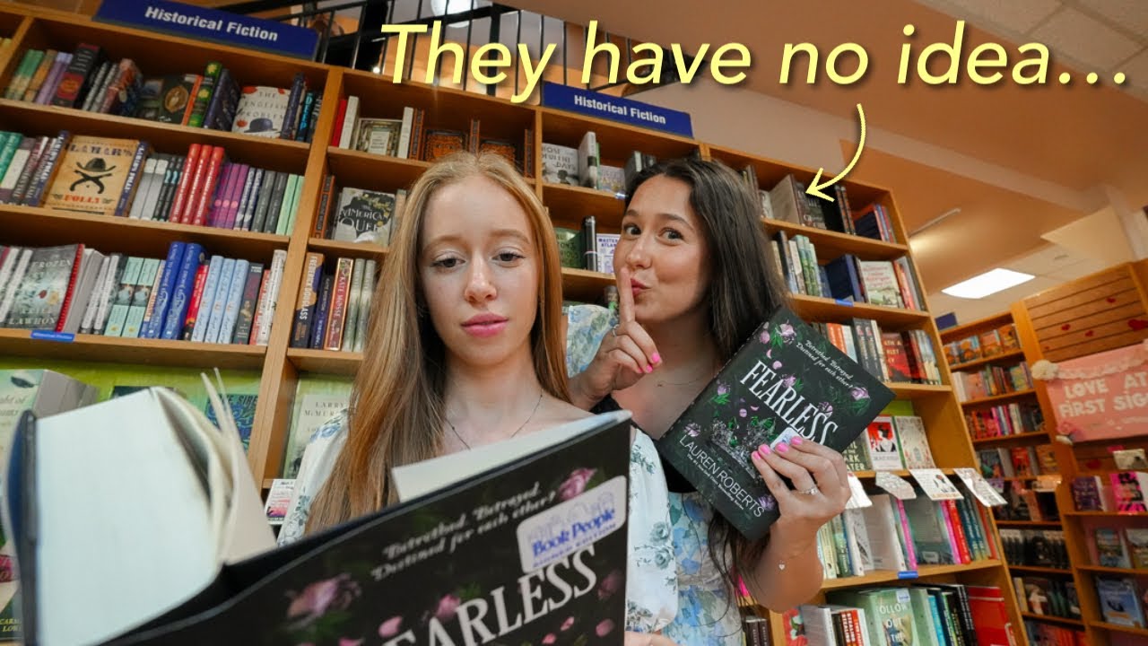 Secretly buying the same books as booktubers, then reading them