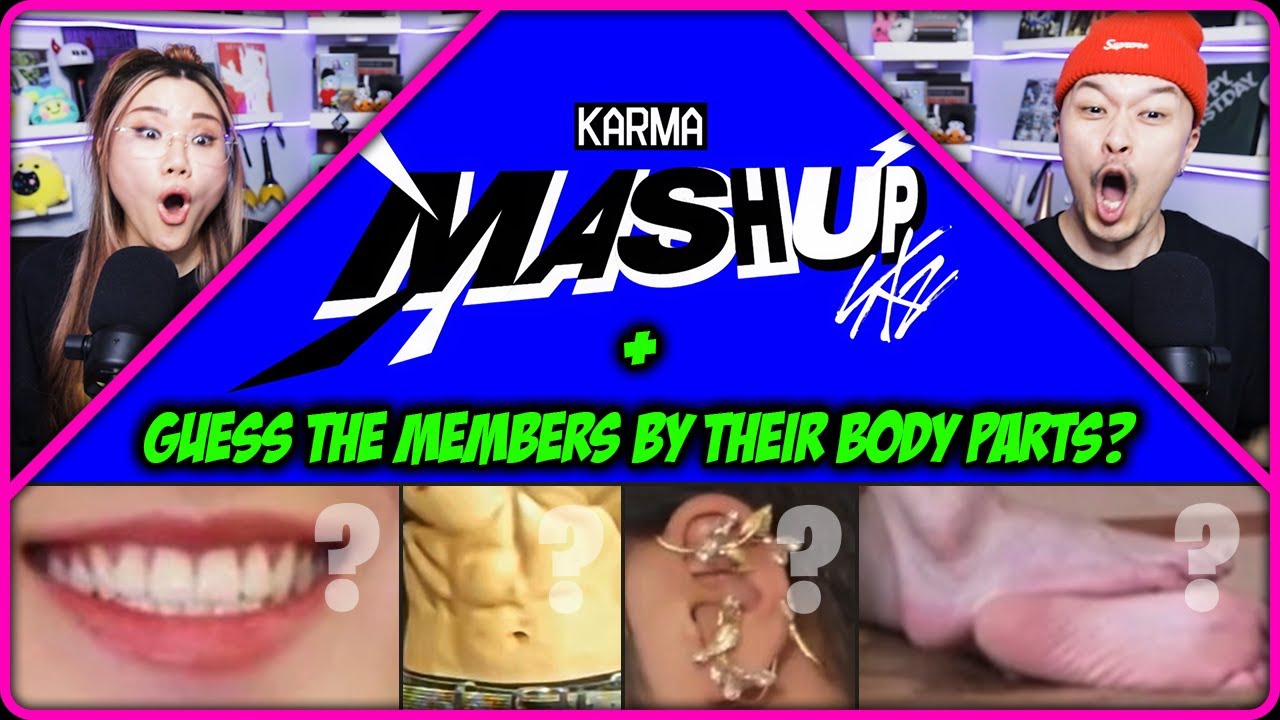Stray Kids＜KARMA＞Mashup Video | REACTION + PLAYING THE 'GUESS STRAY KIDS MEMBER BY BODY PART' GAME!