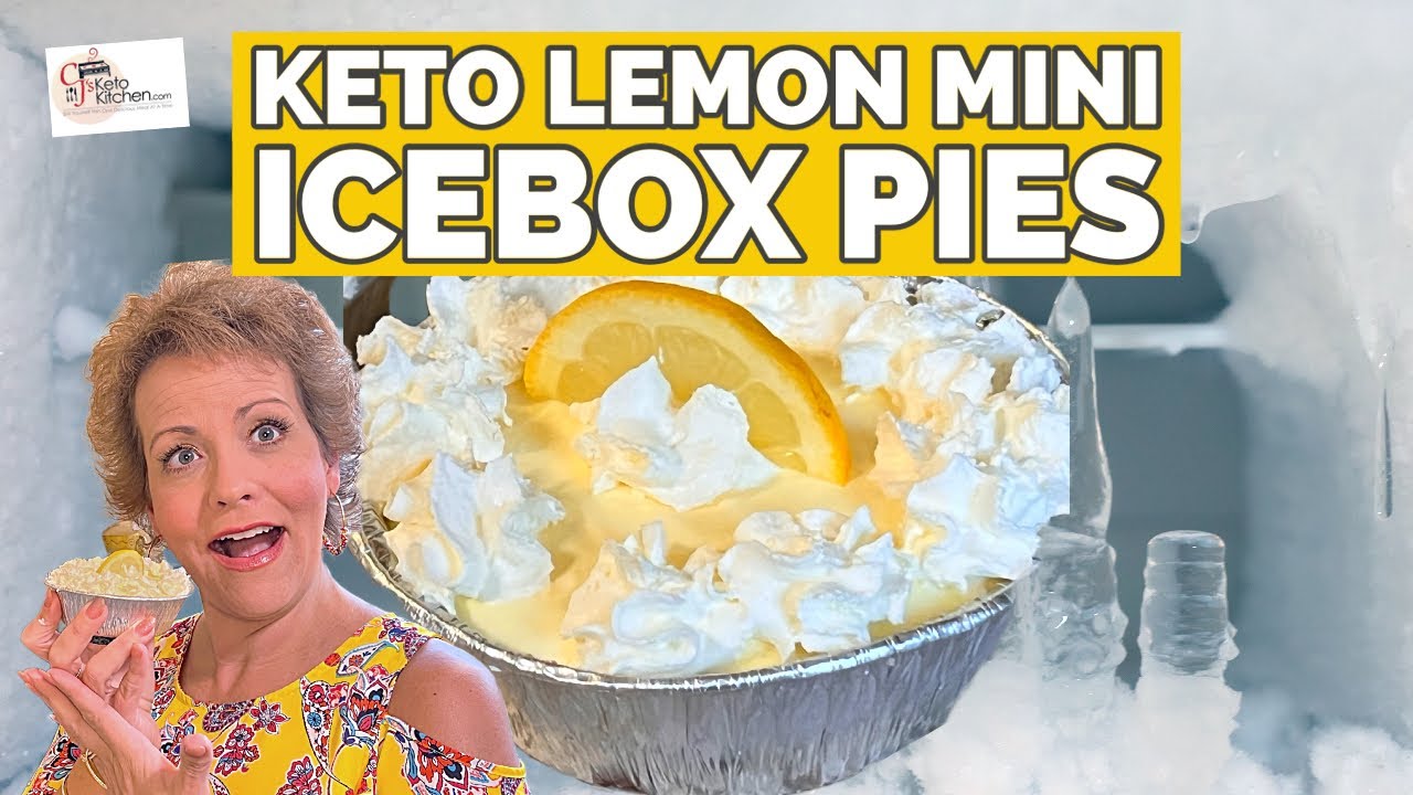 Old Fashion Mini Keto Lemon Icebox Pies Recipe - Just Like Grandma's But Keto!