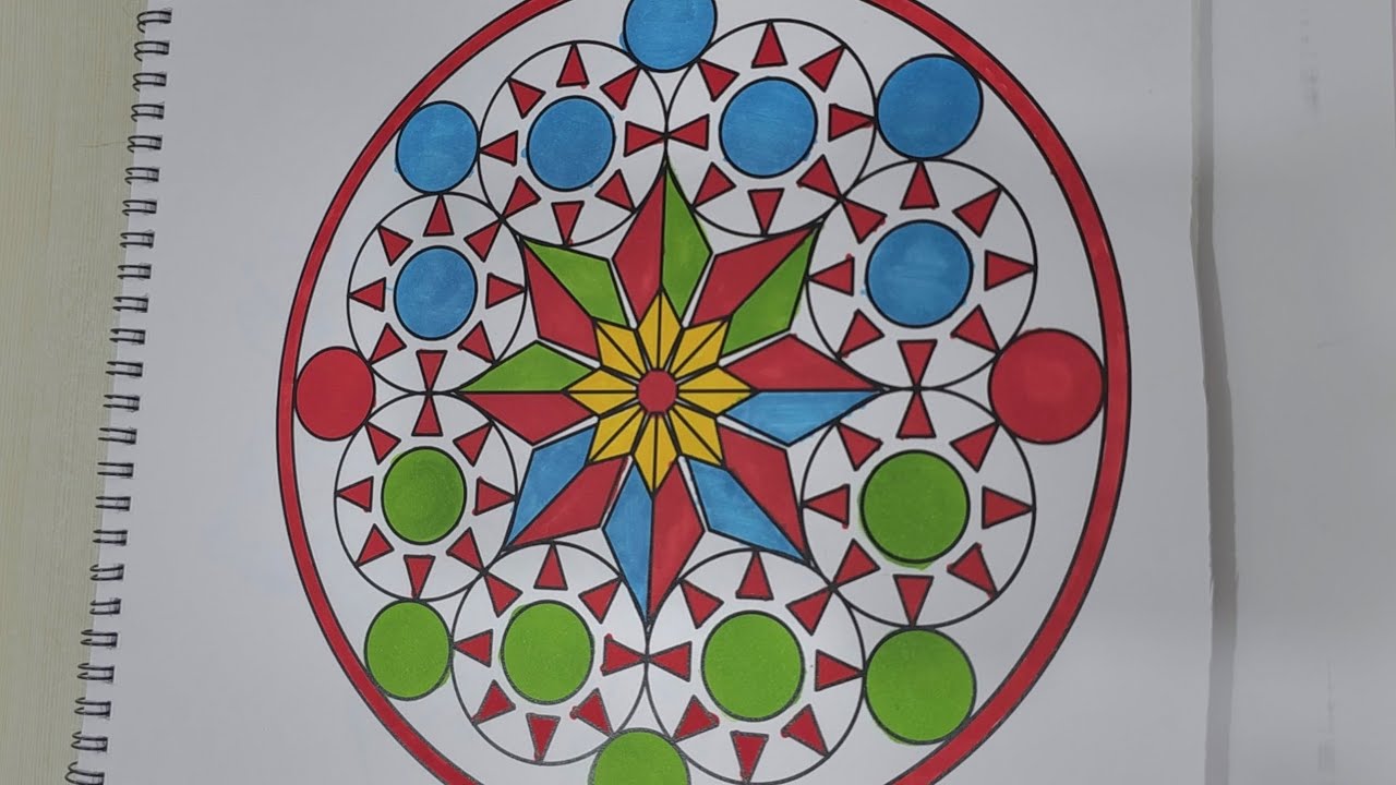 Relaxing Mandala Coloring Session 🎨 | S4 |@ColorWithMeOfficial24 | #adultcoloring#mandala 