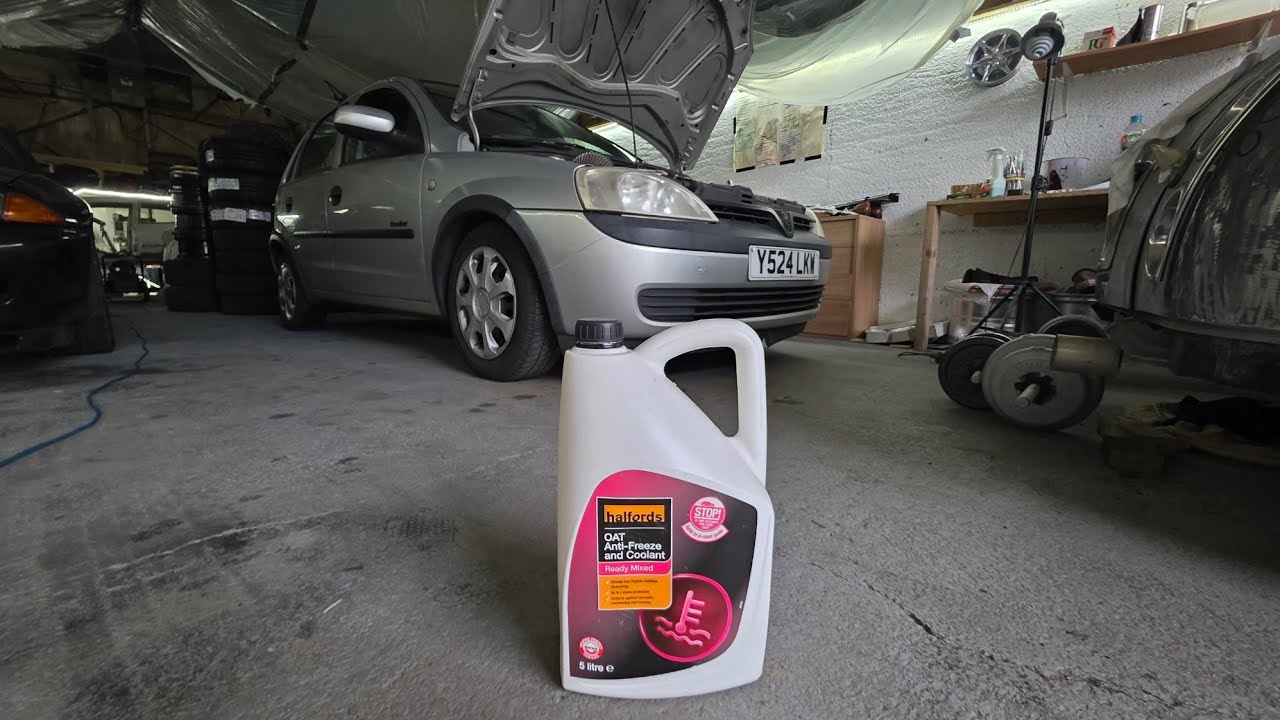 Как проверить и долить антифриз в Vauxhall Corsa C