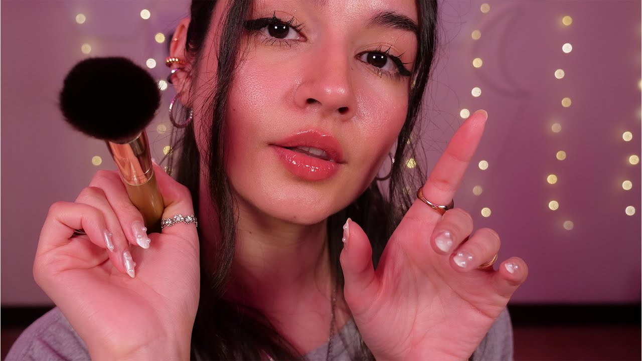 Fast ASMR Makeup 💄 Roleplay with Gum Chewing & Layered Sounds