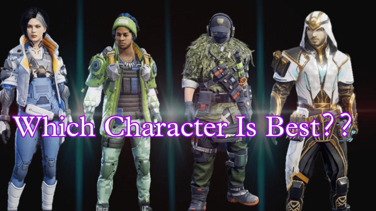 Bgmi All New Four Characters || Which is Best ? All Four Characters Comparison || Uc Giveaway #bgmi