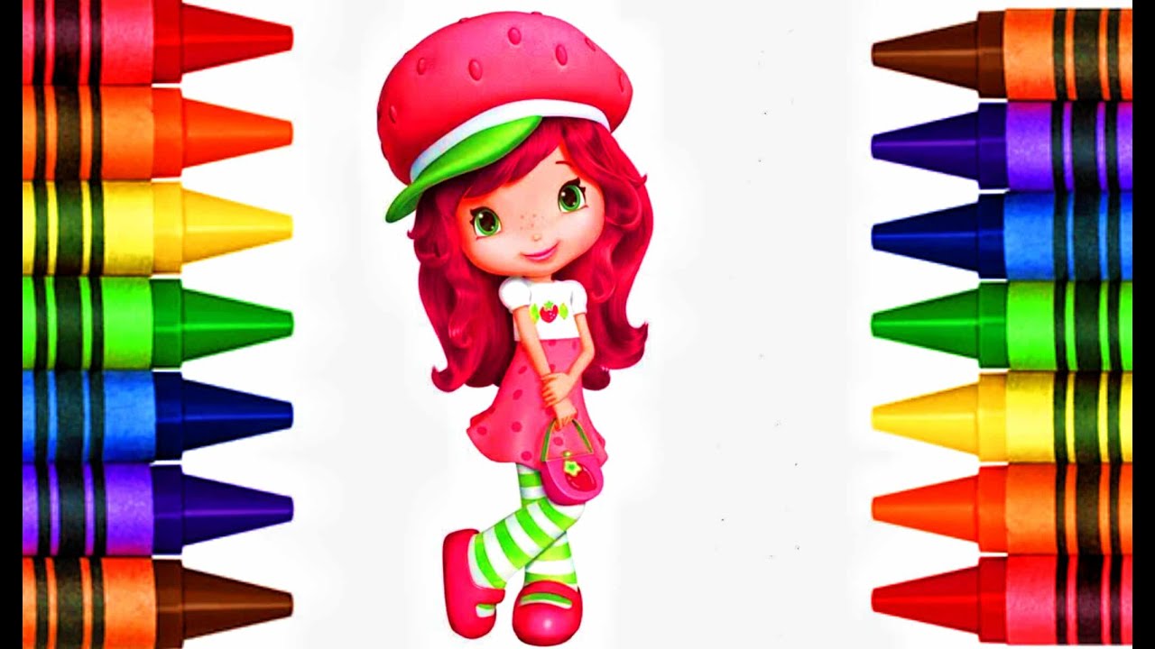 #847 Disney Strawberry Shortcake | Раскраска «Принцесса-клубничка»