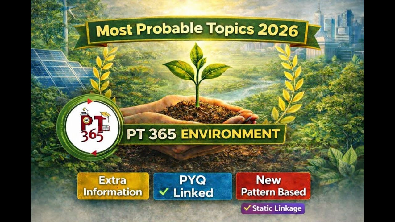 PT365 MOST PROBABLE QUESTIONS Environment | Most Important Topics | PT365 Summary | UPSC Prelims '26