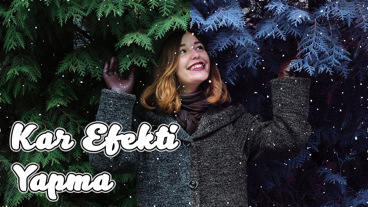 Fotoğraflarınıza kar efekti yapın - Photoshop Dersleri