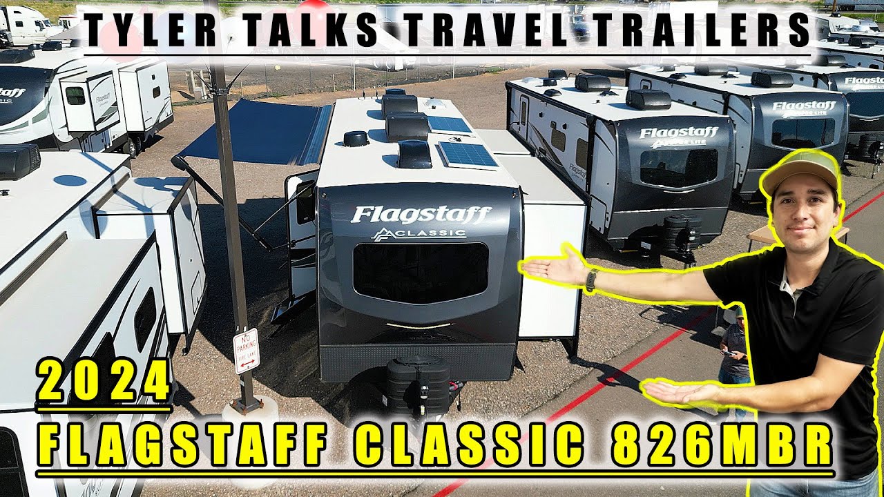 The 2024 Flagstaff Classic 826MBR-  HUGE BATHROOM AND KING BED! WATCH THIS BEFORE YOU BUY ANYTHING!