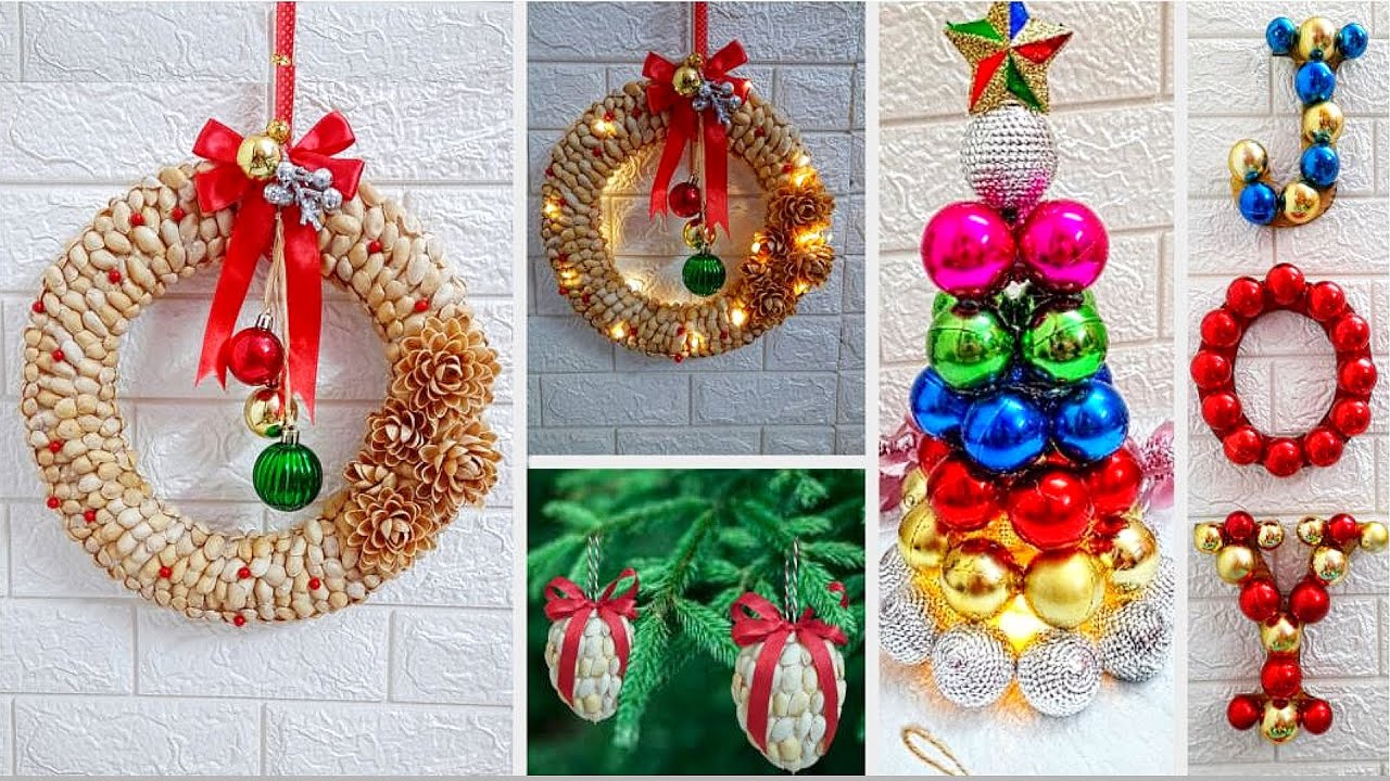 Easy Christmas Decoration idea with waste materials | Best out of waste Christmas craft idea🎄25