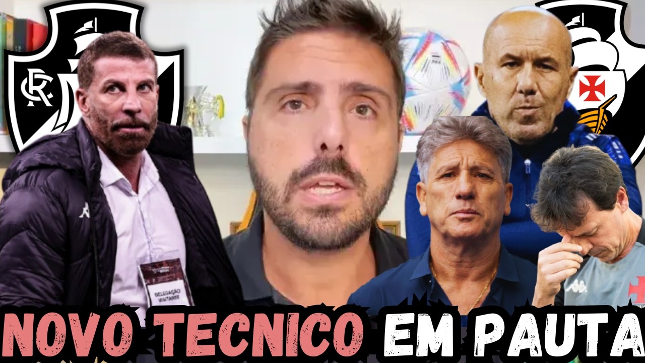 🚨URGENTE🚨CONCLUIDO! VASCO DEFINE TREINADOR IDEAL PARA LUGA DE FERNANDO DINIZ EM CASO DE DEMISSÃO!