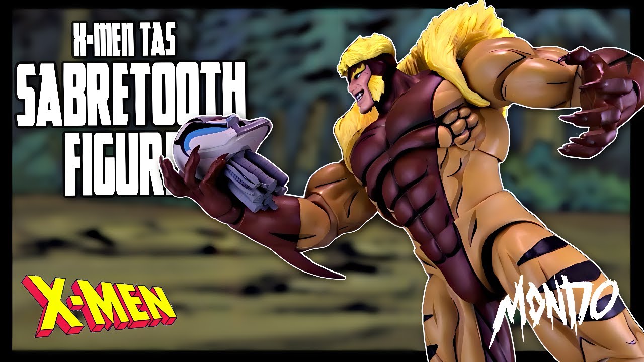 Mondo X-Men The Animated Series Sabretooth Sixth Scale Action Figure Timed Edition @TheReviewSpot