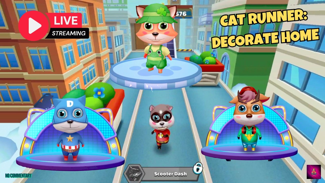 Unlocking CROAK FOX in Cat Runner! 🐸🦊 (Collecting Parkour Items LIVE)