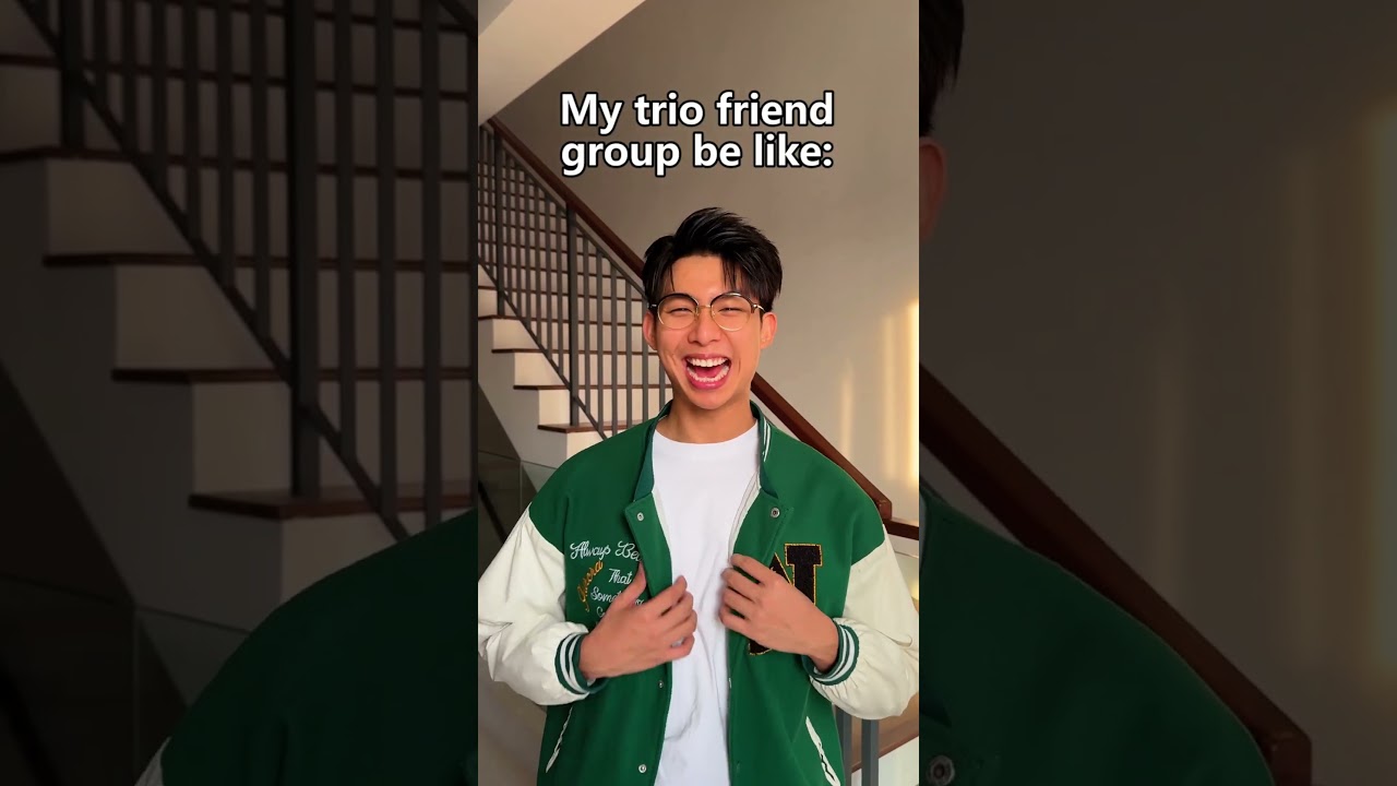 Me with the best trio friend group