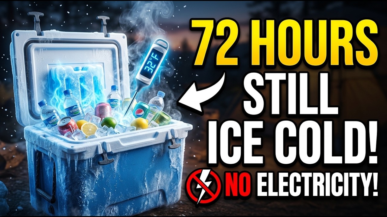 The $8 Cooling Trick That Keeps Ice Frozen for 72 Hours