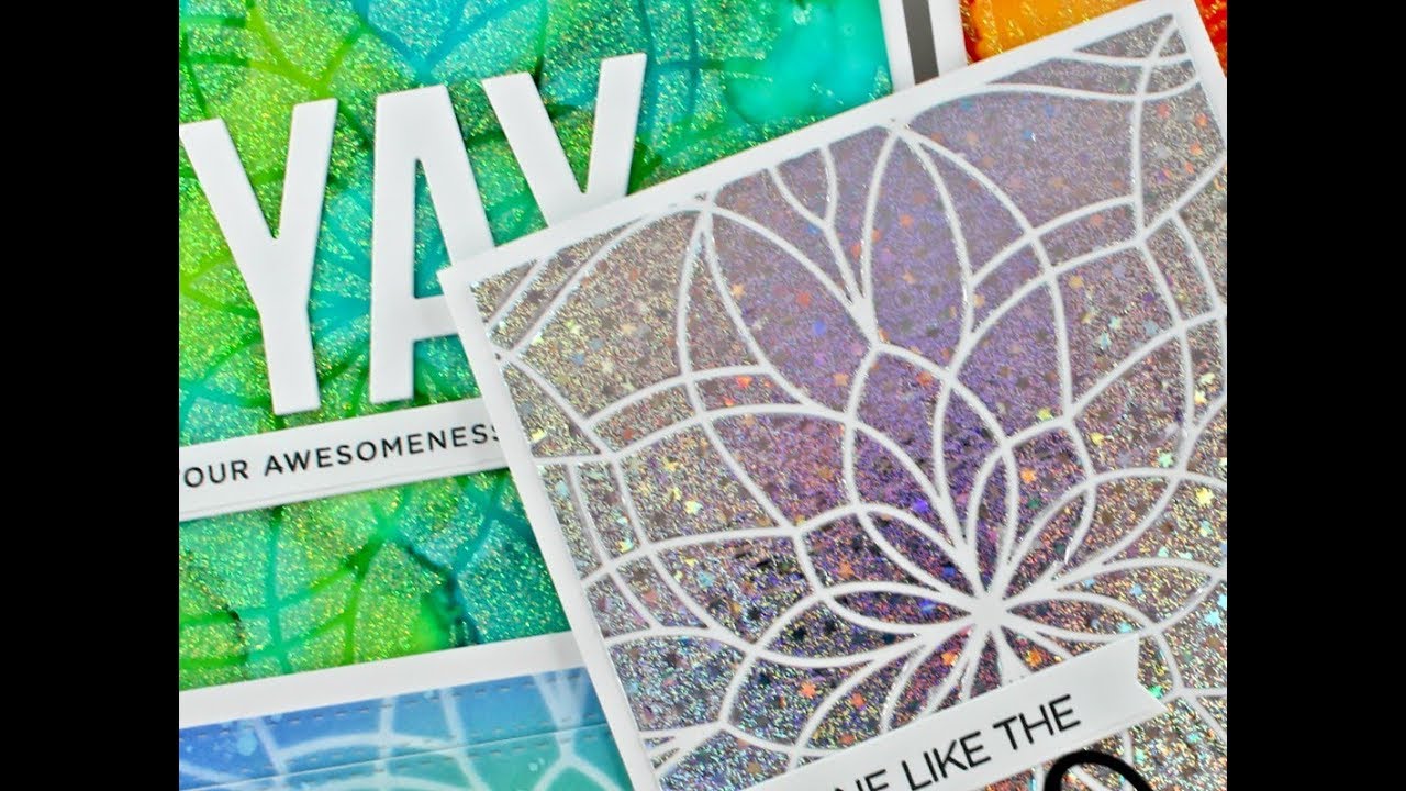 Stencil It! - Simon Says Stamp Flickr Challenge