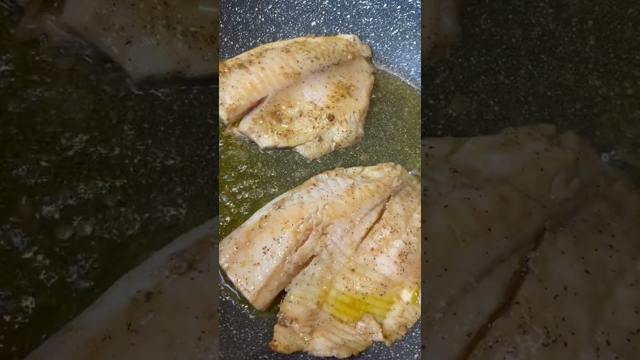 Filete de pescado al ajillo