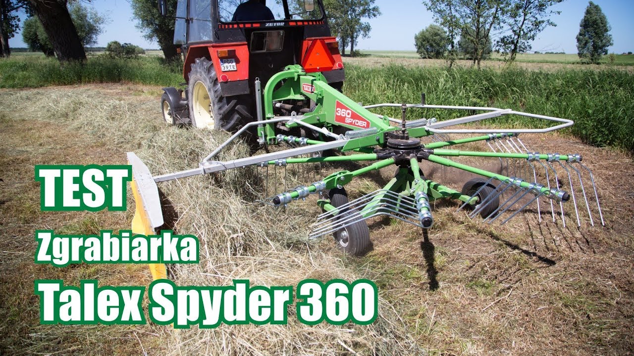 Test Zgrabiarki Talex Spyder 360!