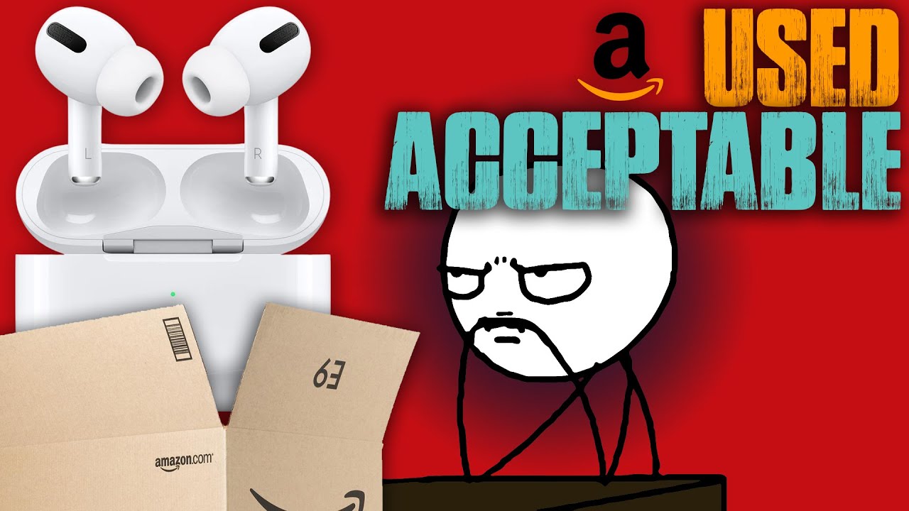 Amazon USED Acceptable Unboxing of Apple AirPods Pro