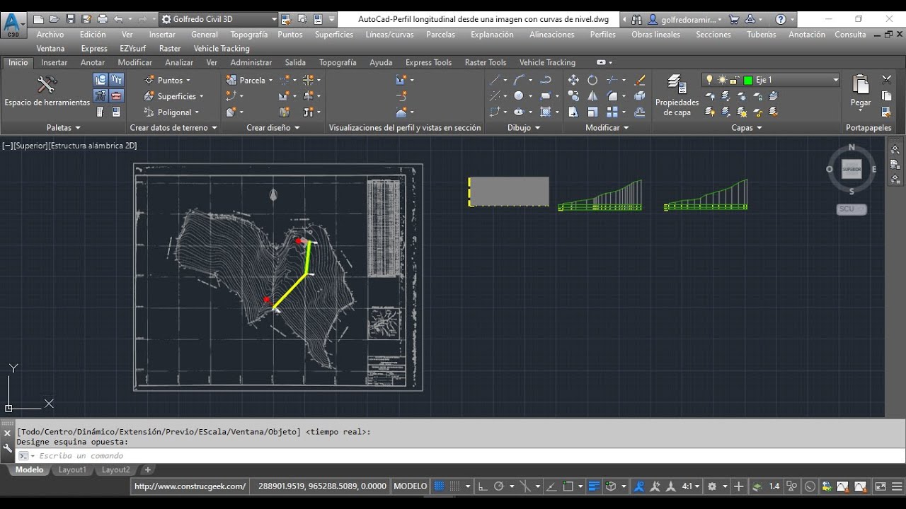 Perfil longitudinal desde Imagen Raster Parte 1