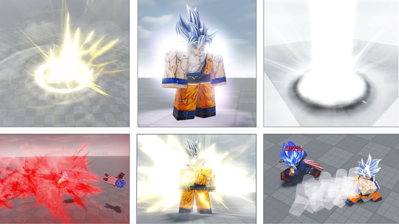 SON GOKU FULL SHOWCASE (SSJ + Ultra Instinct) | Jump Showdown Skill Builder