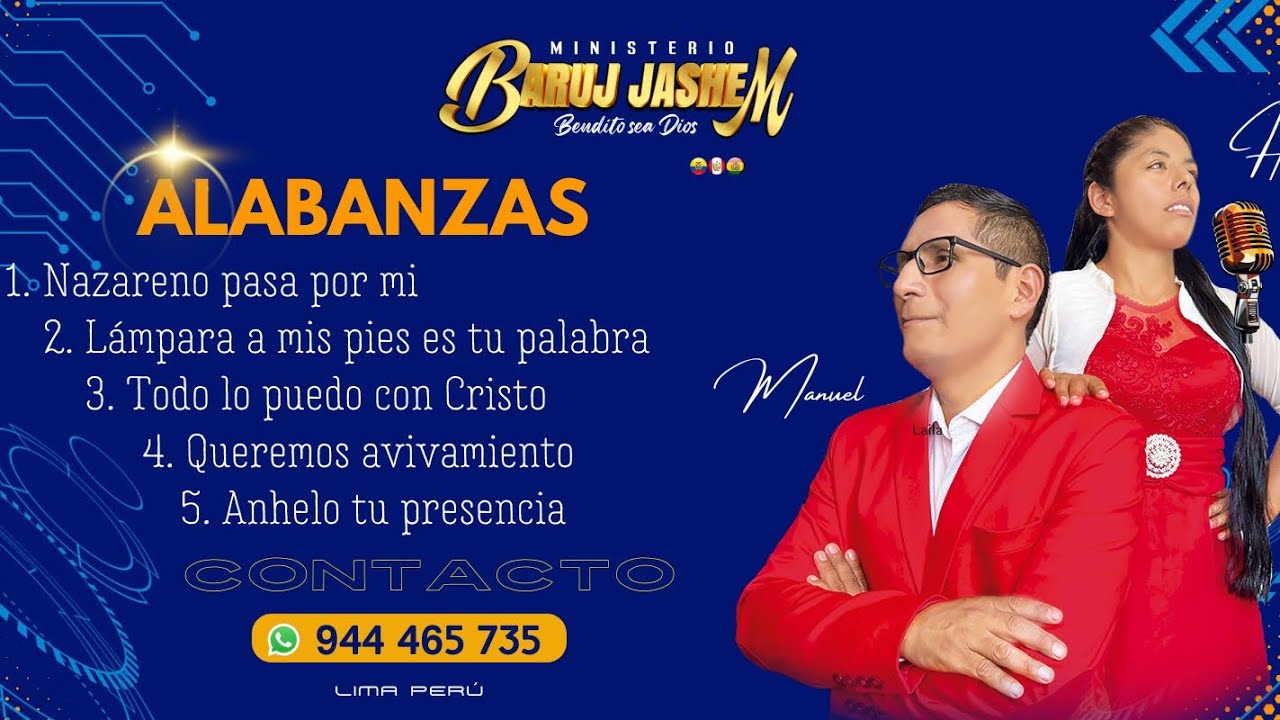 COLECCIÓN DE ALABANZAS || MINISTERIO BARUJ ELIAM || 2023 🇵🇪
