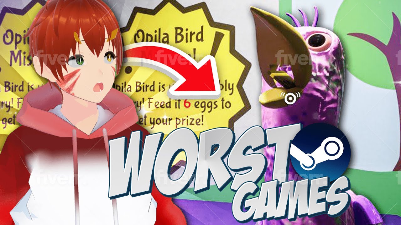 Vtuber Reviews the worst games on Steam!!!