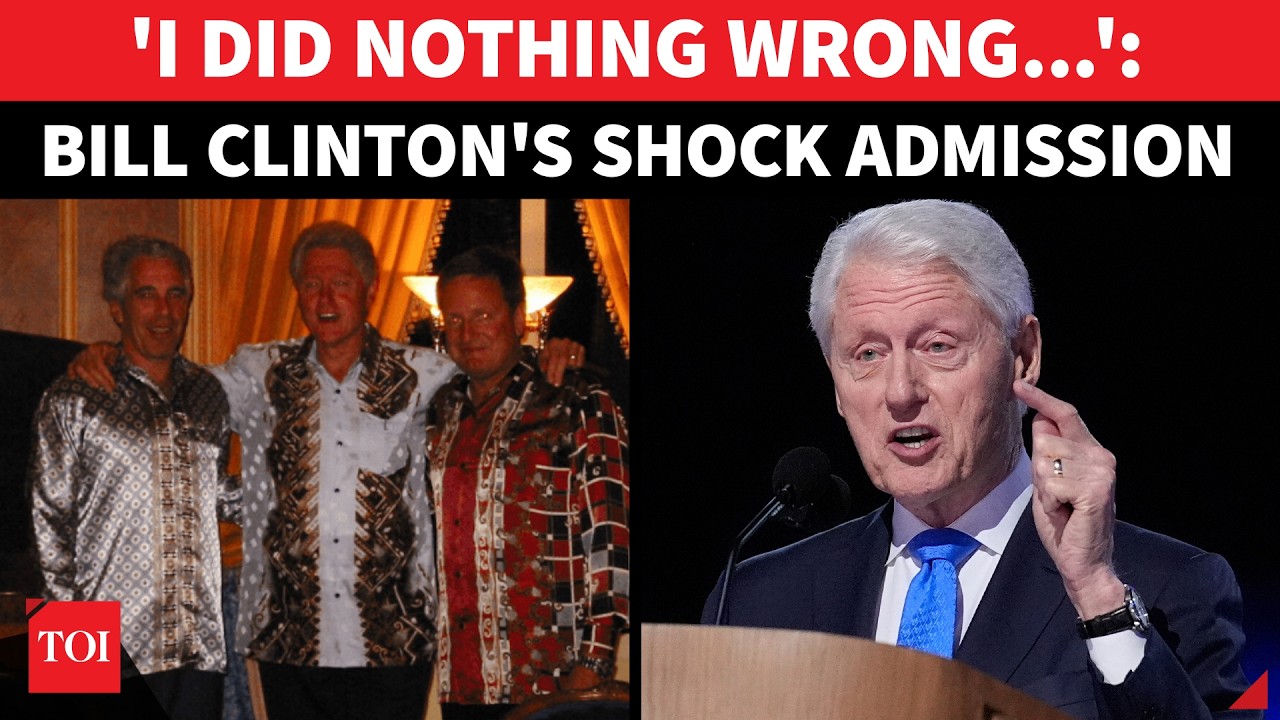 'I SAW NOTHING, EXCEPT...': Bill Clinton Drops Bombshell After Epstein Deposition | Watch