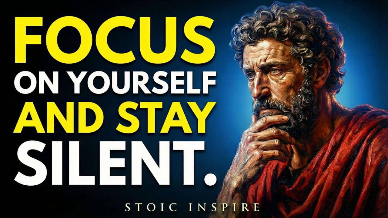 Focus on Yourself & Stay Silent (This Changes Everything) | Stoicism