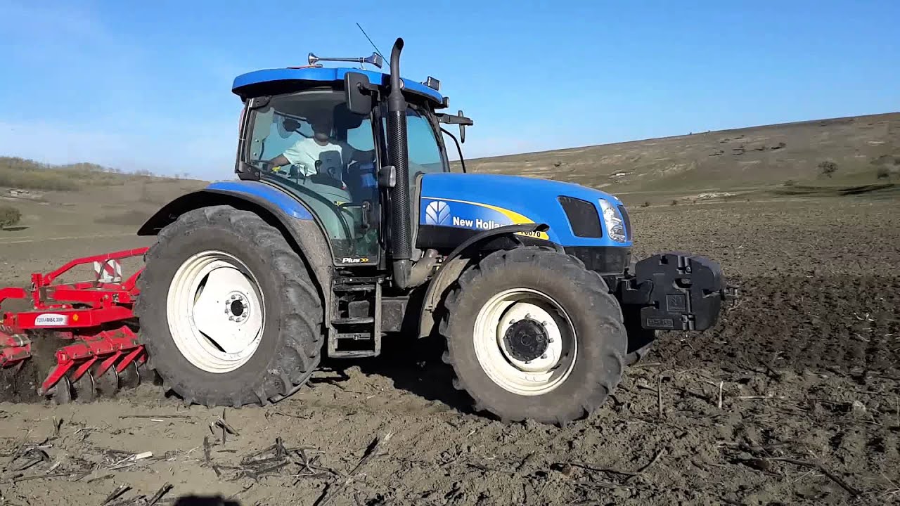 New Holland T6070 & Pottinger Terradisc 3000
