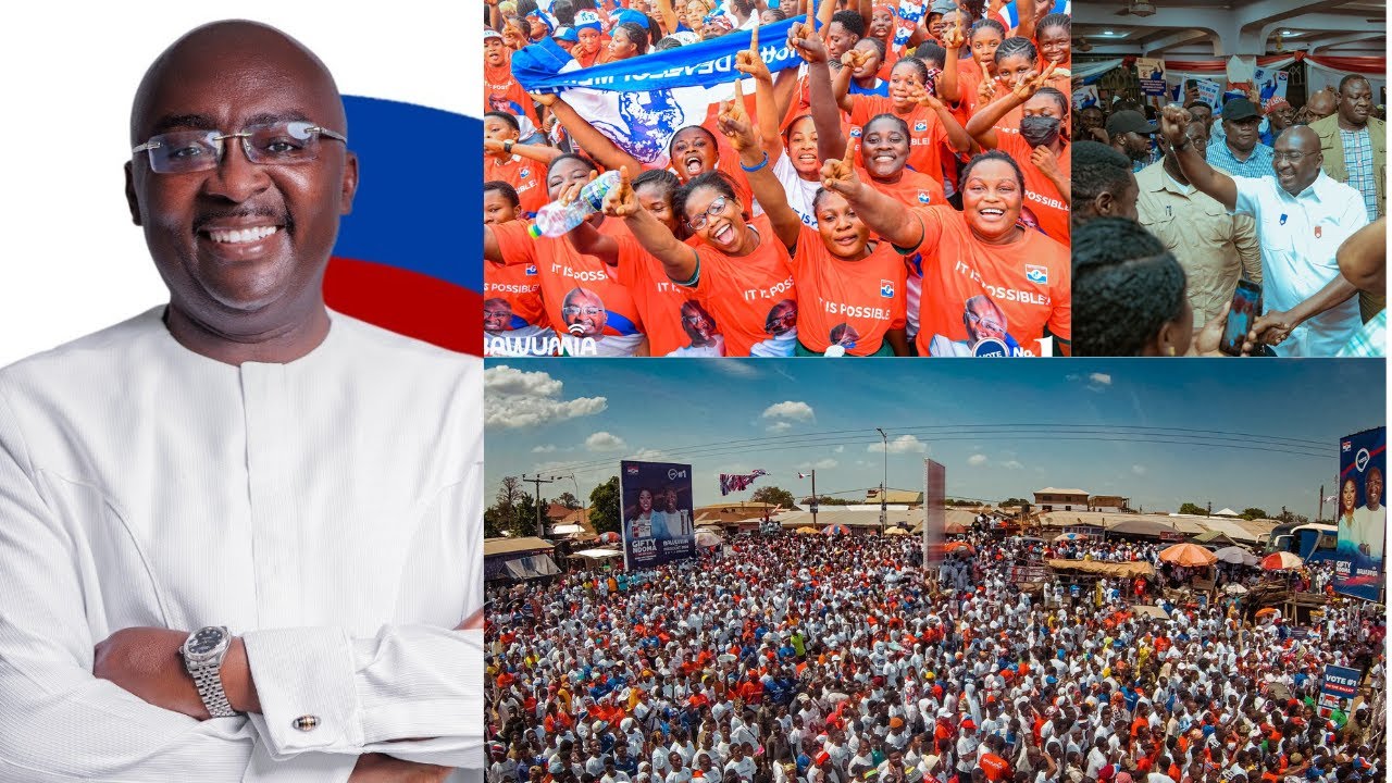 Jubilation As Bawumia Leads Latest Poll With Commanding Percentage As Ken Falls Back..