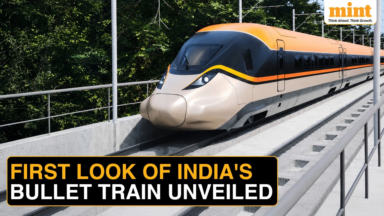 First Visual Of India&rsquo;s Bullet Train; Final Stage Begins In Massive Mumbai-Ahmedabad Rail Corridor