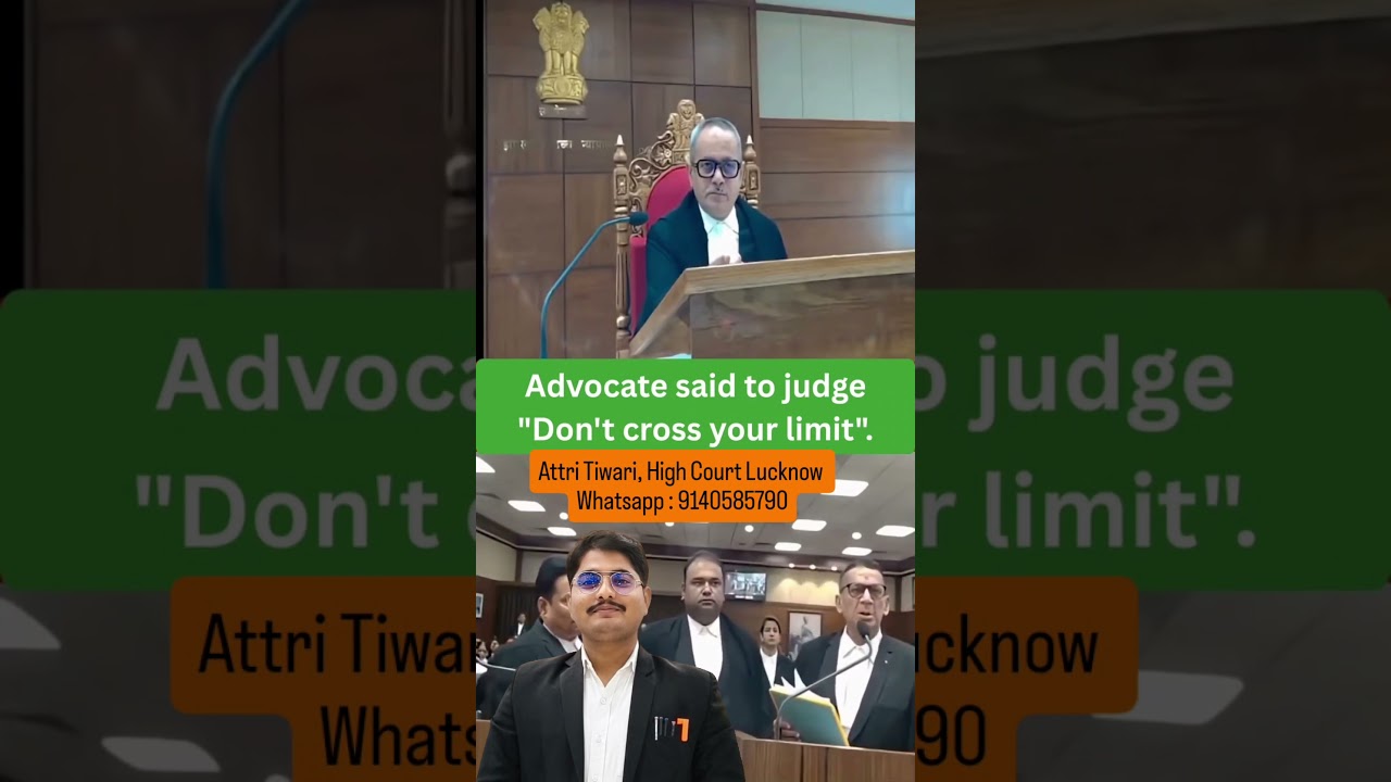 Advocate vs JudgeHigh Court में गरमागरम बहस 😮‍💨⚖️ 