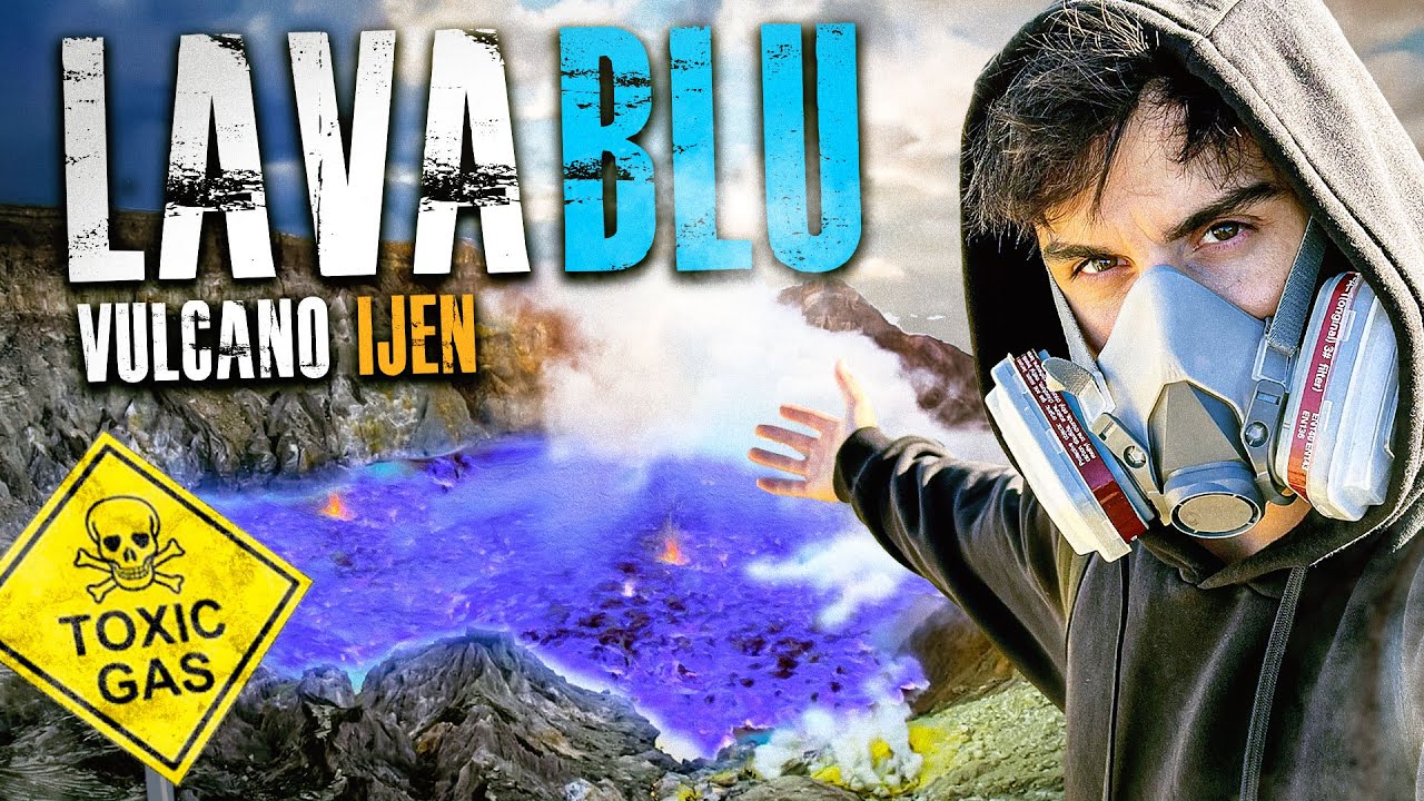 HO SCALATO IL VULCANO CON LA LAVA BLU! IL PIU' TOSSICO AL MONDO!